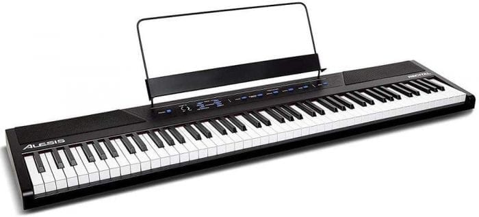 teclado musical alesis recital amazon
